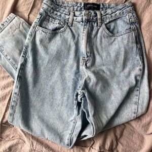 White Fox Boutique High Rise Light Blue Jeans
